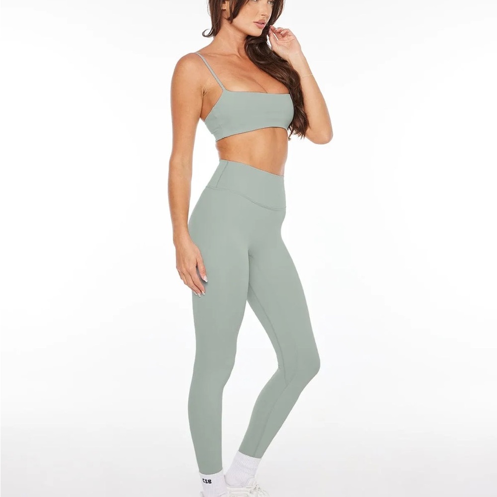 Crop Shop Boutique Sage Green Leggings